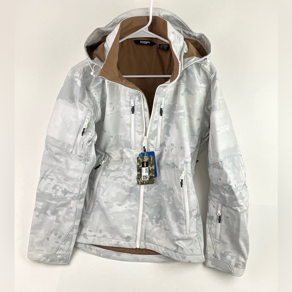 CQR Winter Coldproof White Camoflauge Jacket NWT